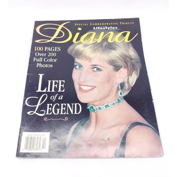 Vintage Special Commemorative Tribute DIANA Life of a Legend Magazine 1997 90s - Picture 1 of 6